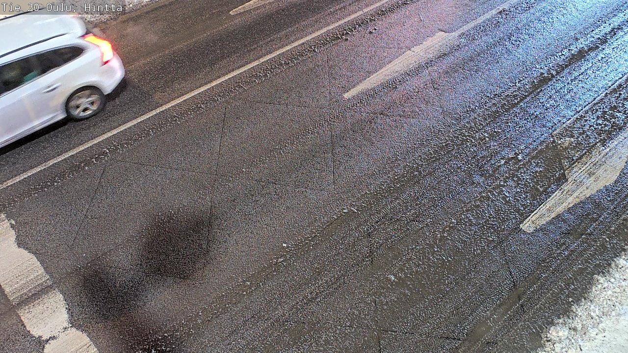 Weather Camera Image Väg 20 Uleåborg, Hintta, Oulu, Pohjois-Pohjanmaa