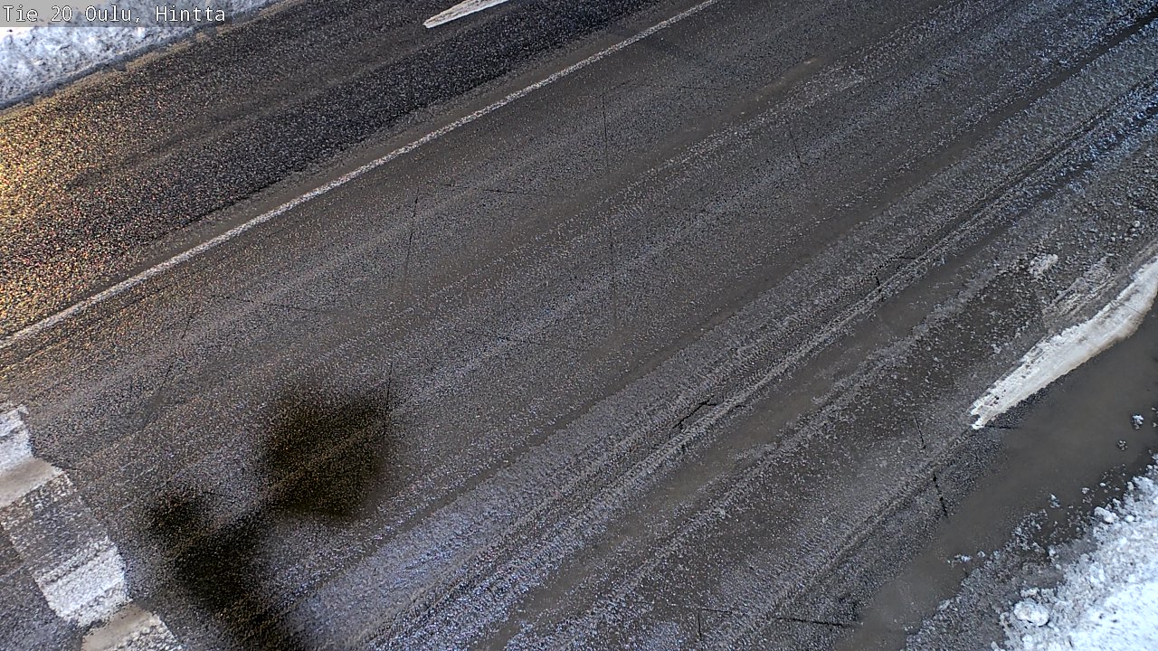 Weather Camera Image Väg 20 Uleåborg, Hintta, Oulu, Pohjois-Pohjanmaa