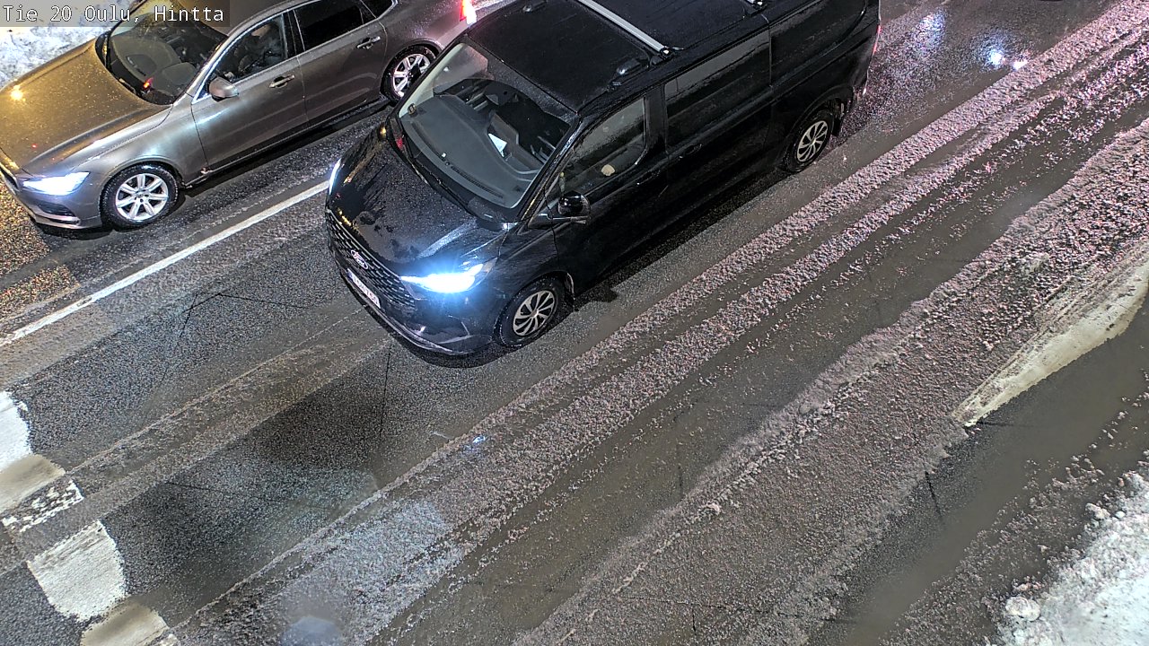 Weather Camera Image Väg 20 Uleåborg, Hintta, Oulu, Pohjois-Pohjanmaa