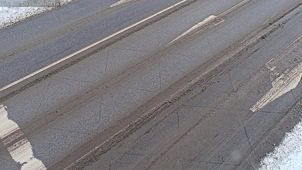 Weather Camera Image Väg 20 Uleåborg, Hintta, Oulu, Pohjois-Pohjanmaa