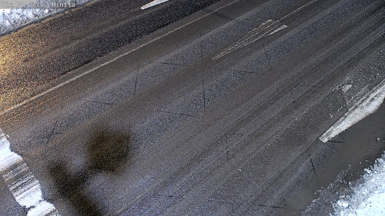 Weather Camera Image Väg 20 Uleåborg, Hintta, Oulu, Pohjois-Pohjanmaa