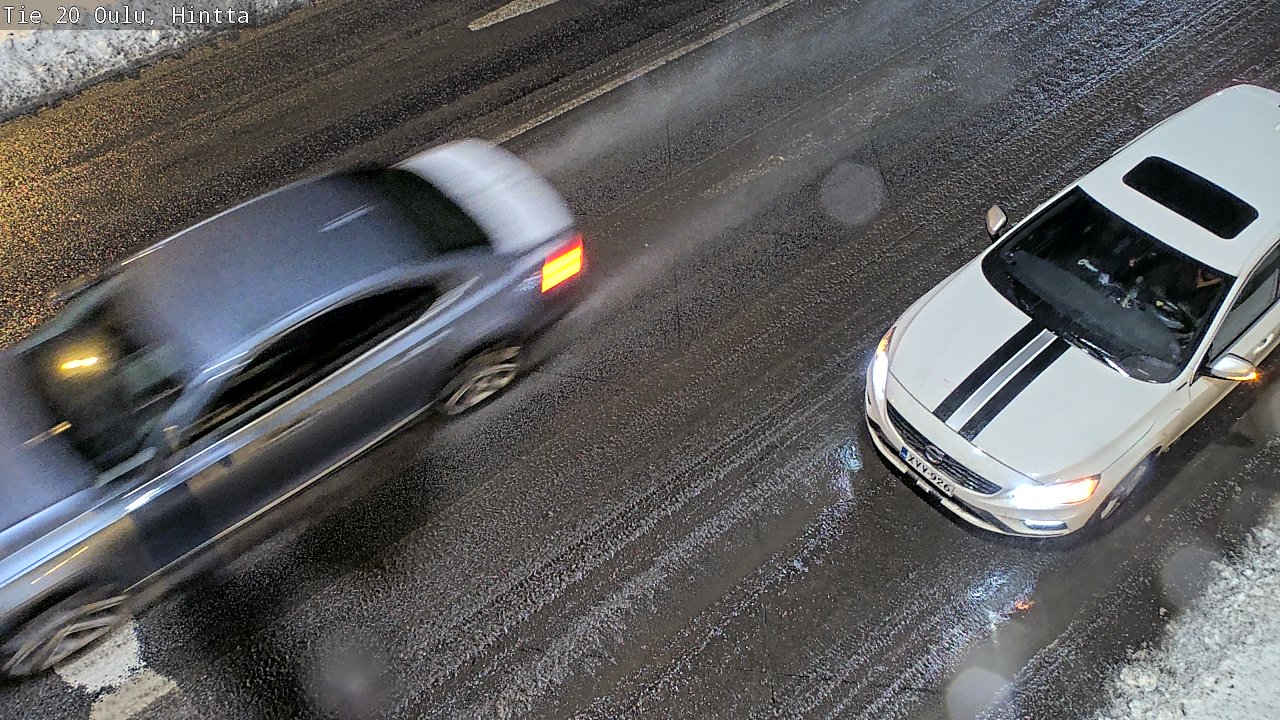 Weather Camera Image Väg 20 Uleåborg, Hintta, Oulu, Pohjois-Pohjanmaa