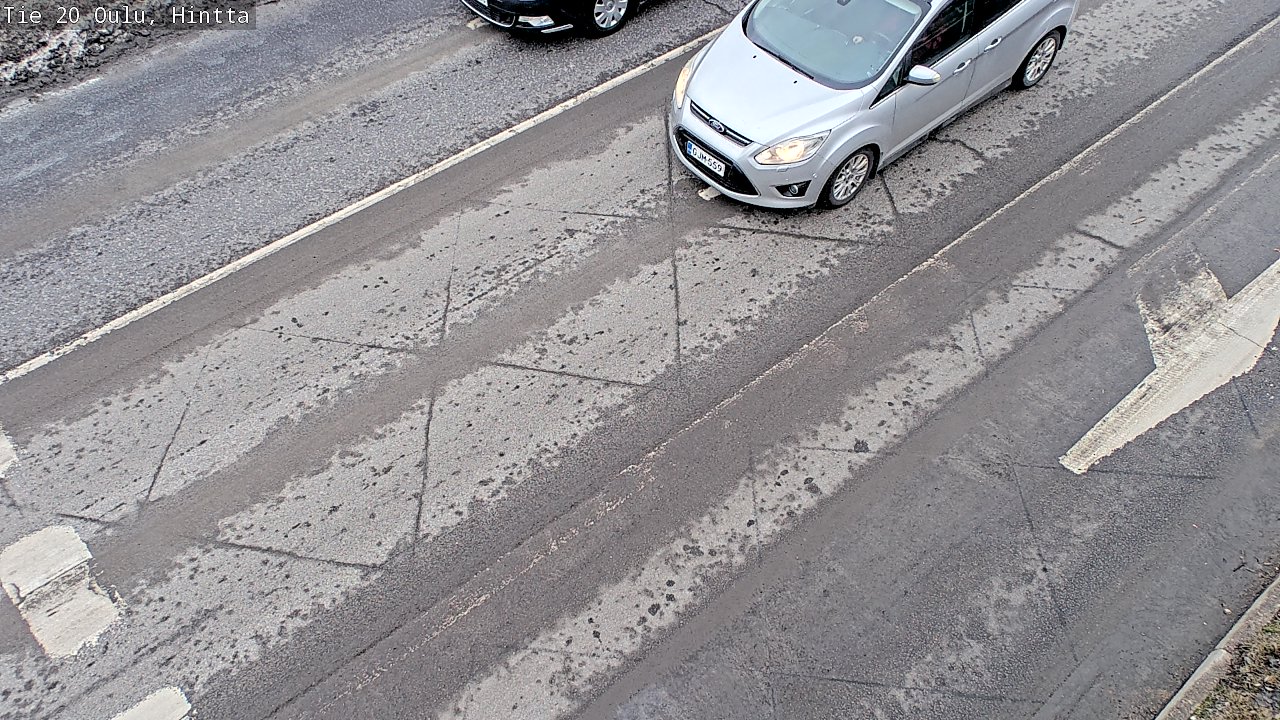 Weather Camera Image Väg 20 Uleåborg, Hintta, Oulu, Pohjois-Pohjanmaa