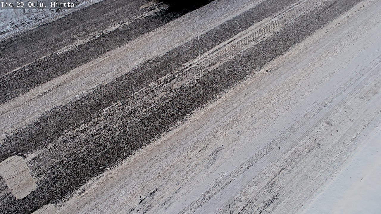 Weather Camera Image Road 20 Oulu, Hintta, Oulu, Pohjois-Pohjanmaa