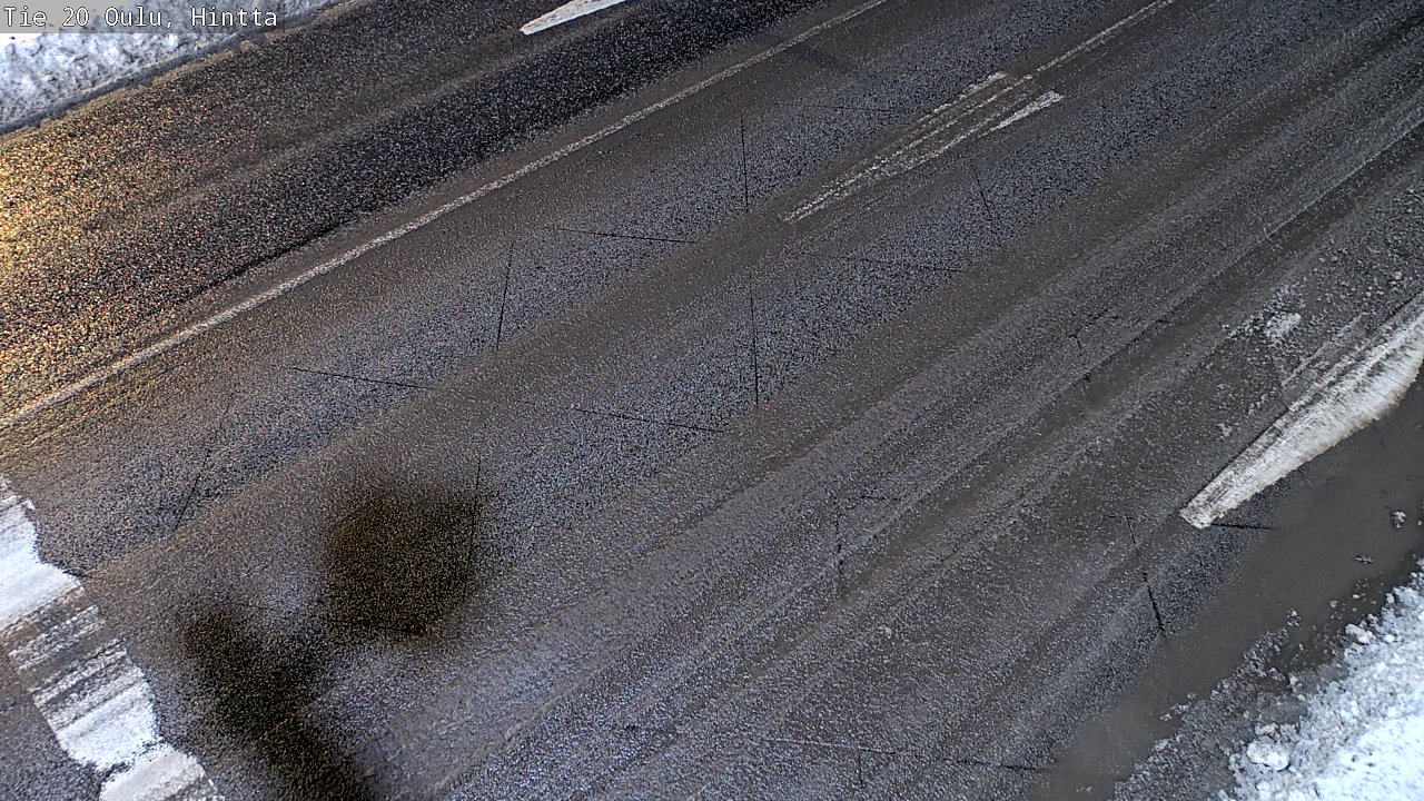 Weather Camera Image Väg 20 Uleåborg, Hintta, Oulu, Pohjois-Pohjanmaa