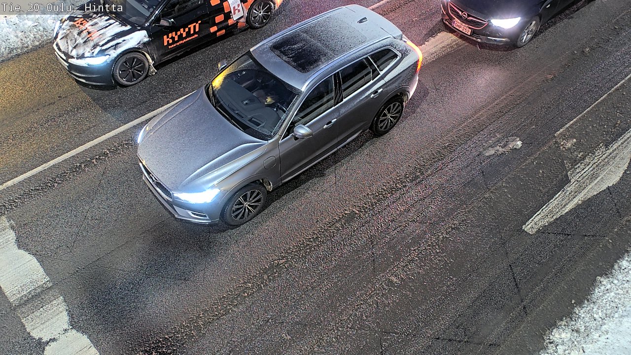 Weather Camera Image Väg 20 Uleåborg, Hintta, Oulu, Pohjois-Pohjanmaa