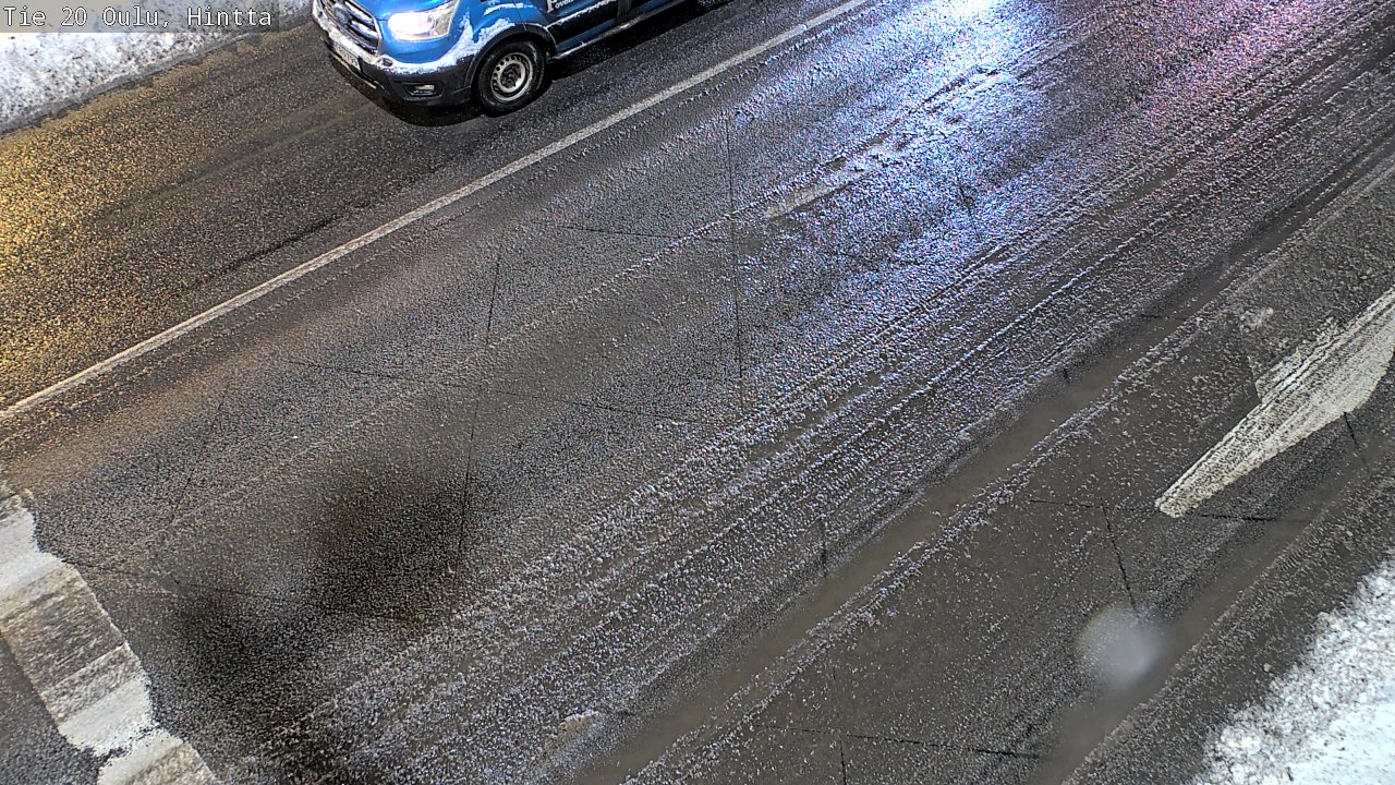 Weather Camera Image Väg 20 Uleåborg, Hintta, Oulu, Pohjois-Pohjanmaa