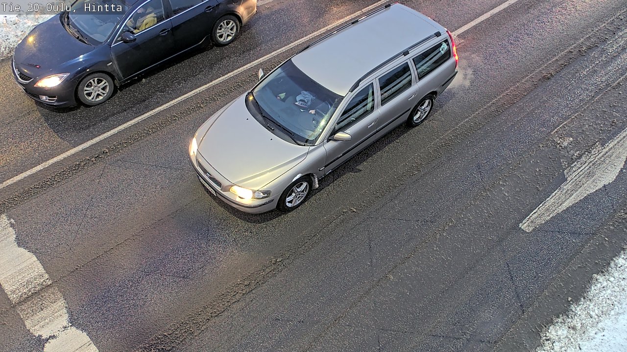 Weather Camera Image Väg 20 Uleåborg, Hintta, Oulu, Pohjois-Pohjanmaa