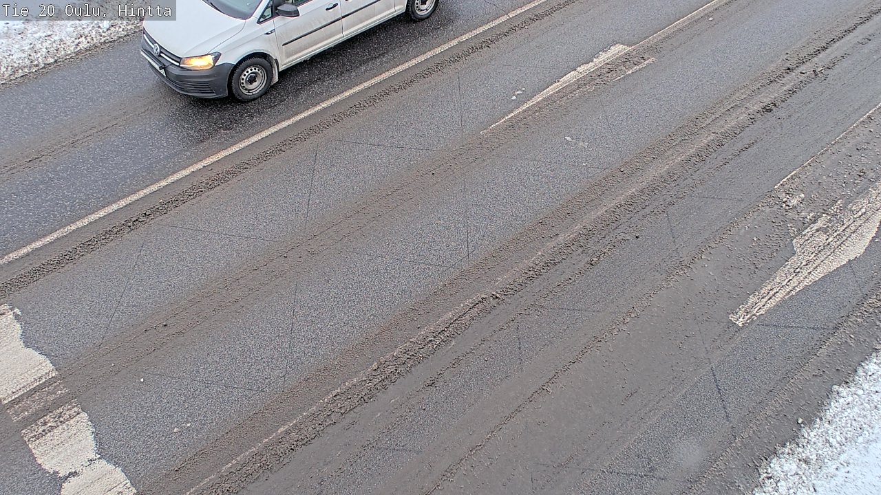 Weather Camera Image Väg 20 Uleåborg, Hintta, Oulu, Pohjois-Pohjanmaa