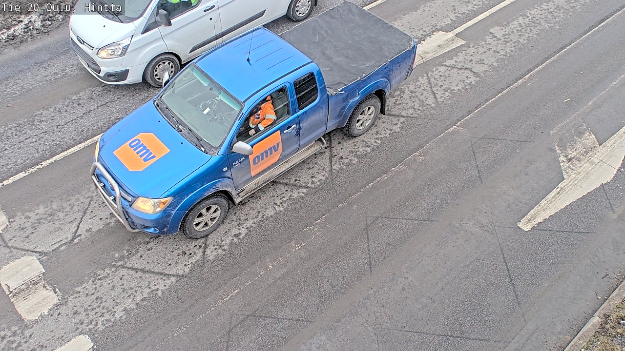 Weather Camera Image Road 20 Oulu, Hintta, Oulu, Pohjois-Pohjanmaa