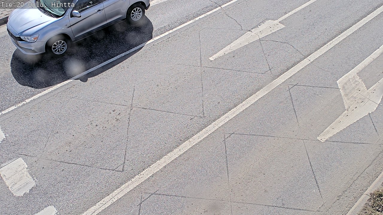 Weather Camera Image Väg 20 Uleåborg, Hintta, Oulu, Pohjois-Pohjanmaa