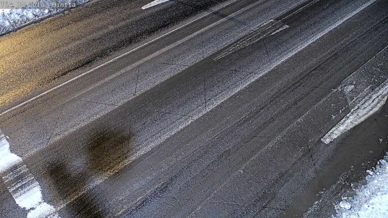 Weather Camera Image Väg 20 Uleåborg, Hintta, Oulu, Pohjois-Pohjanmaa