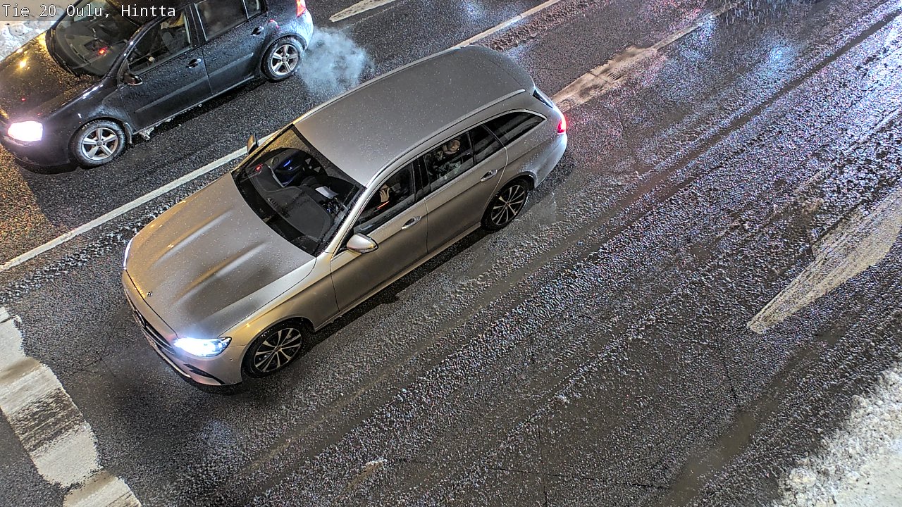 Weather Camera Image Väg 20 Uleåborg, Hintta, Oulu, Pohjois-Pohjanmaa