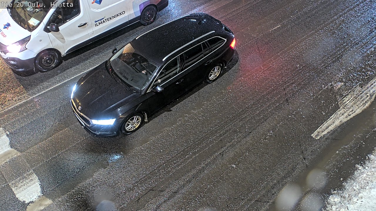 Weather Camera Image Väg 20 Uleåborg, Hintta, Oulu, Pohjois-Pohjanmaa