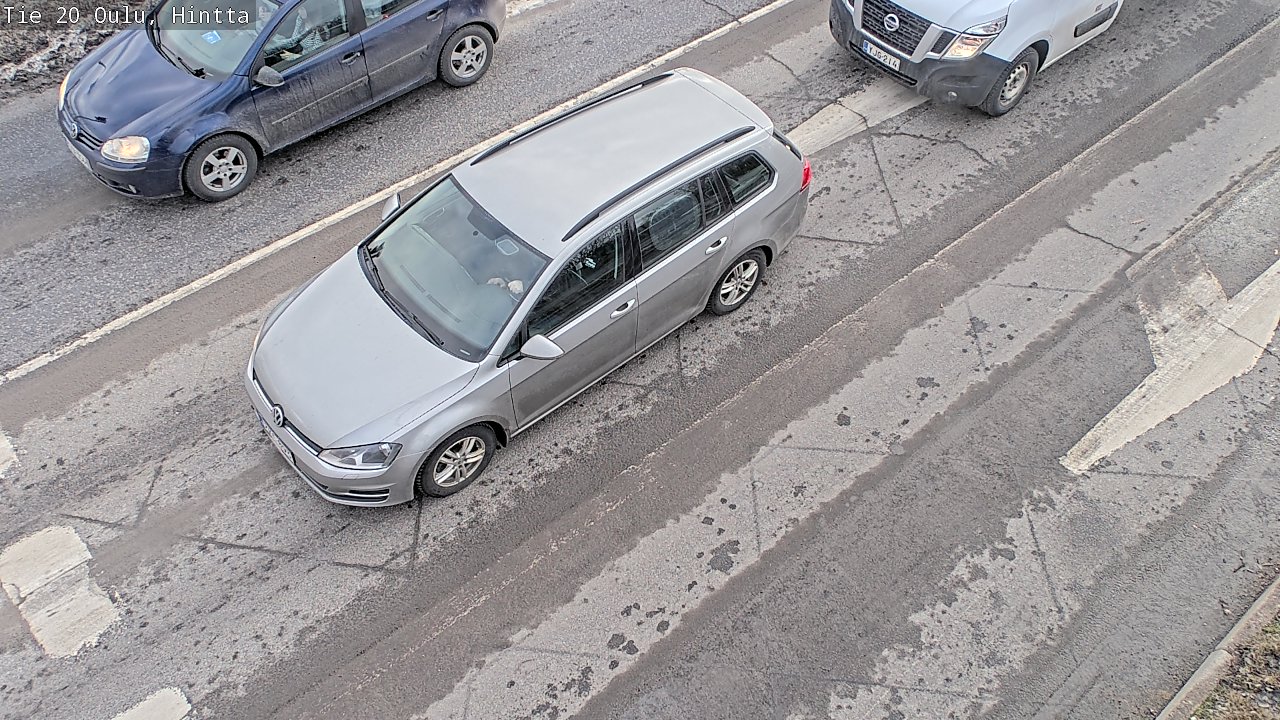 Weather Camera Image Väg 20 Uleåborg, Hintta, Oulu, Pohjois-Pohjanmaa