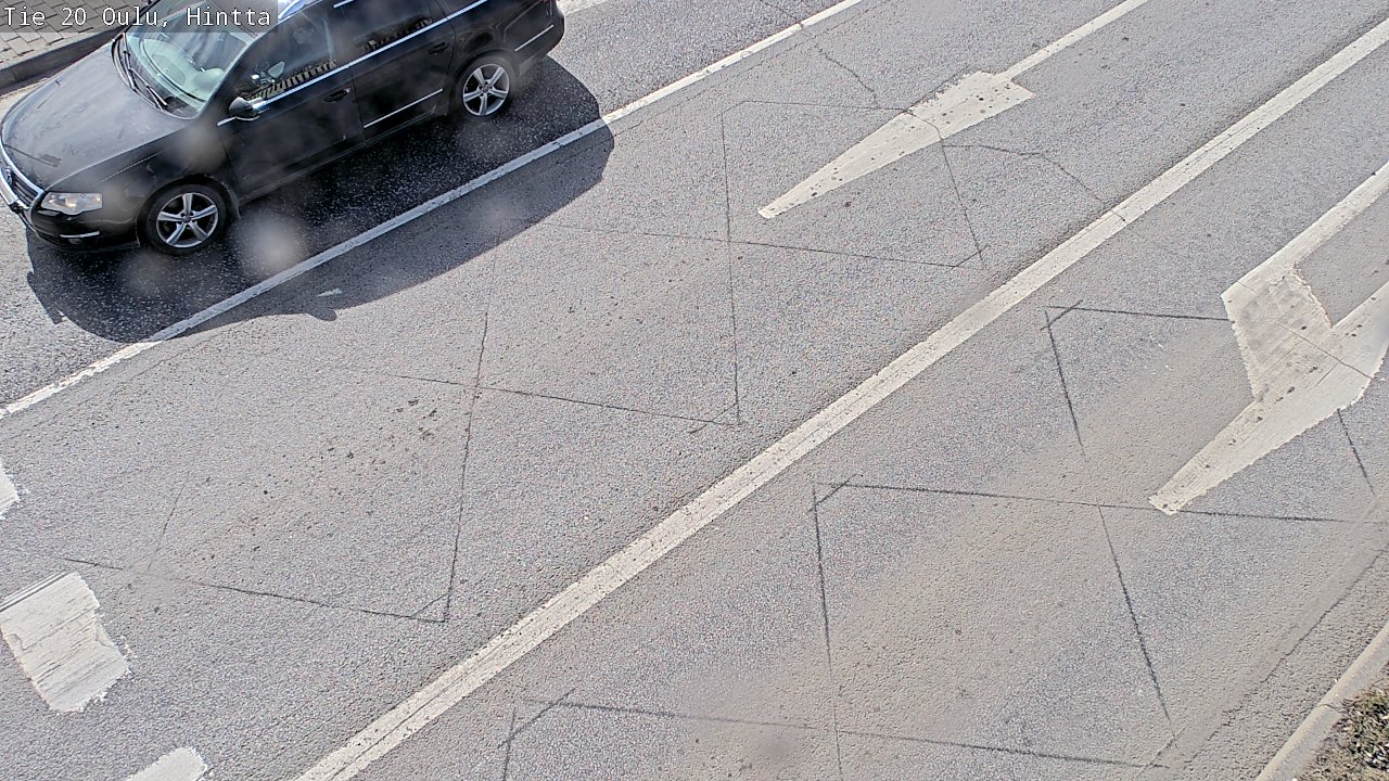 Weather Camera Image Väg 20 Uleåborg, Hintta, Oulu, Pohjois-Pohjanmaa