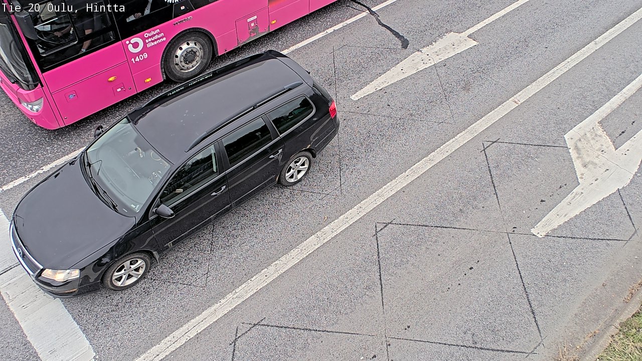 Weather Camera Image Road 20 Oulu, Hintta, Oulu, Pohjois-Pohjanmaa