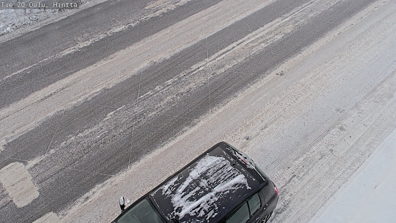 Weather Camera Image Road 20 Oulu, Hintta, Oulu, Pohjois-Pohjanmaa