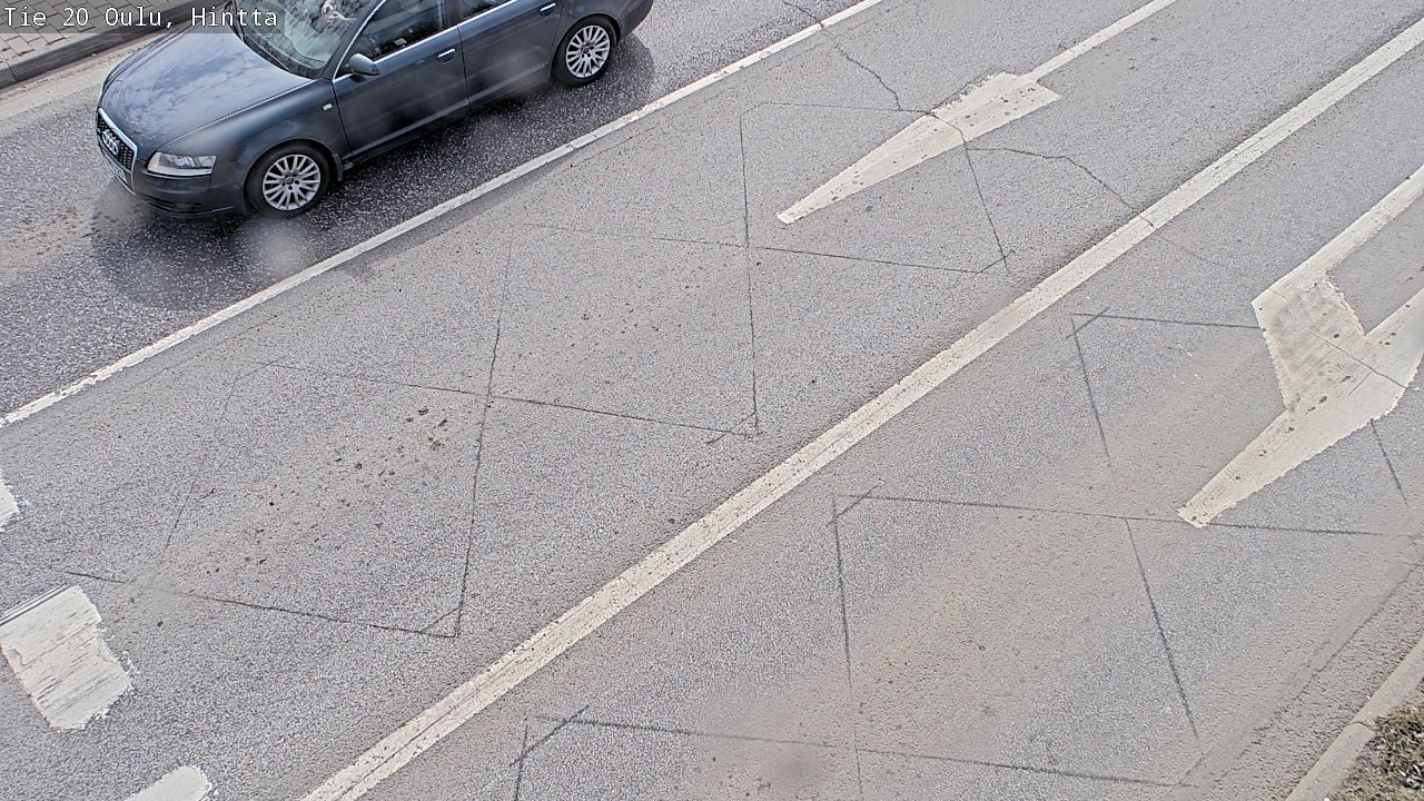 Weather Camera Image Väg 20 Uleåborg, Hintta, Oulu, Pohjois-Pohjanmaa