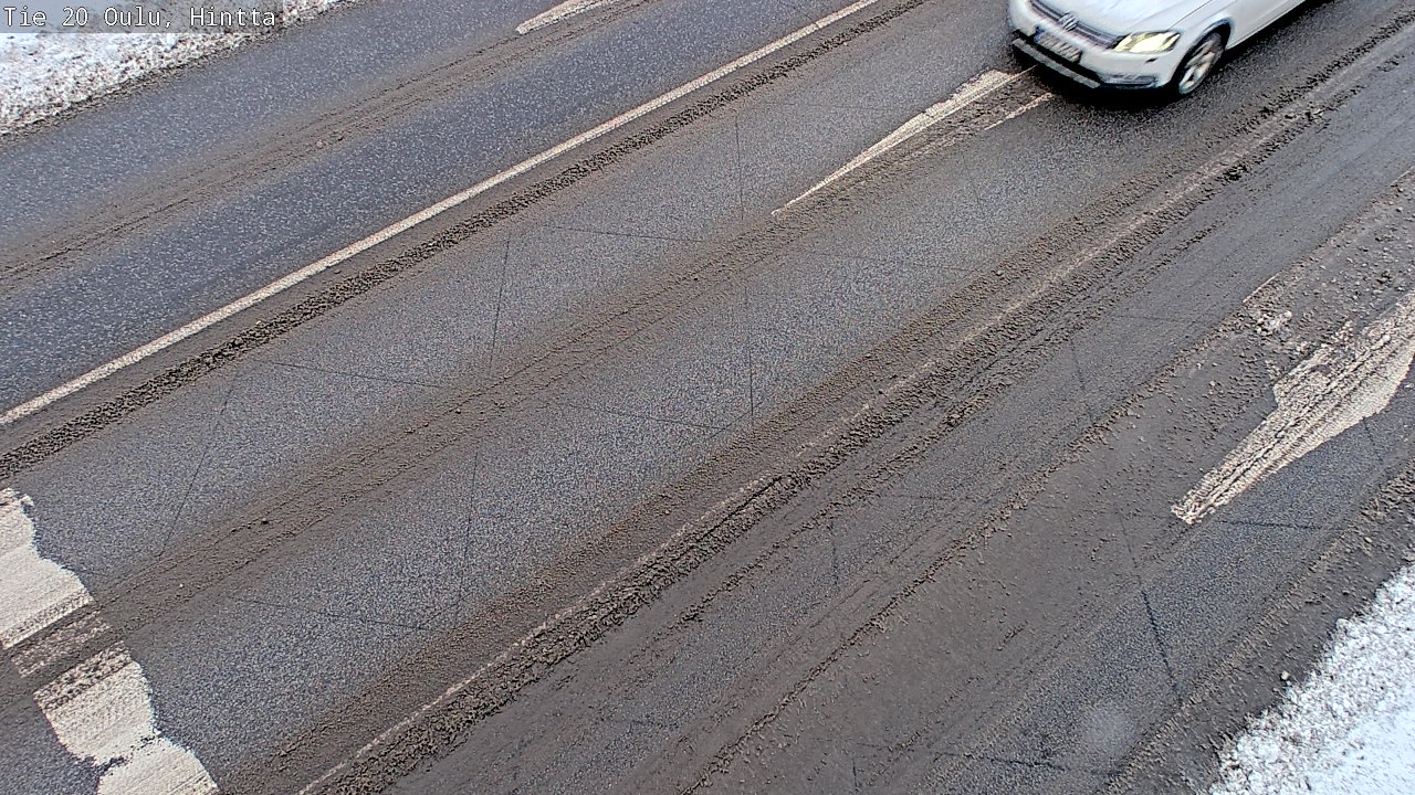 Weather Camera Image Väg 20 Uleåborg, Hintta, Oulu, Pohjois-Pohjanmaa