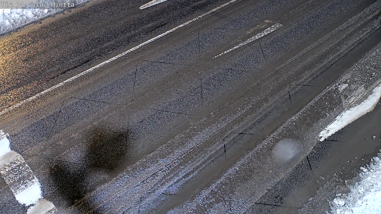 Weather Camera Image Väg 20 Uleåborg, Hintta, Oulu, Pohjois-Pohjanmaa
