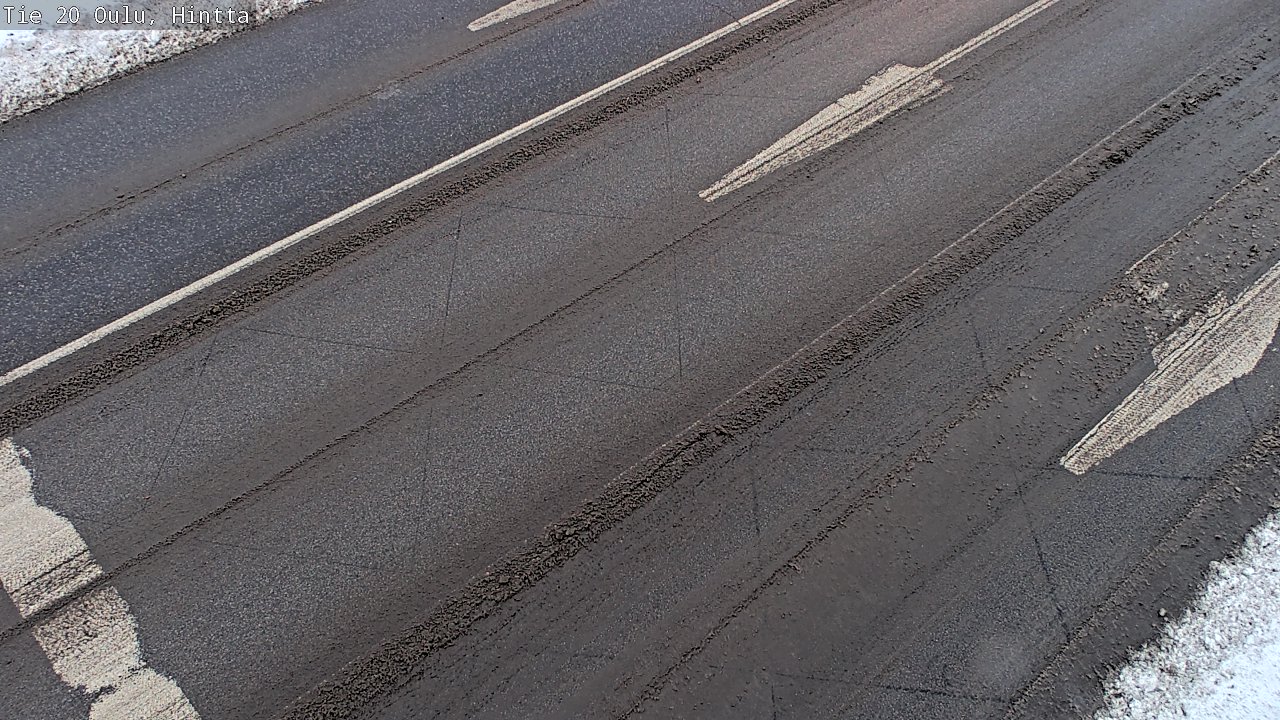 Weather Camera Image Väg 20 Uleåborg, Hintta, Oulu, Pohjois-Pohjanmaa