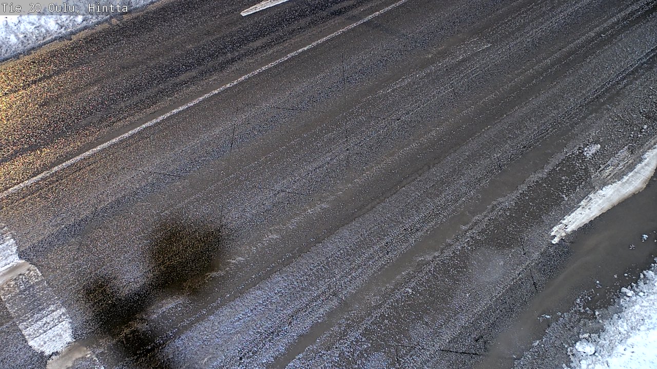 Weather Camera Image Väg 20 Uleåborg, Hintta, Oulu, Pohjois-Pohjanmaa