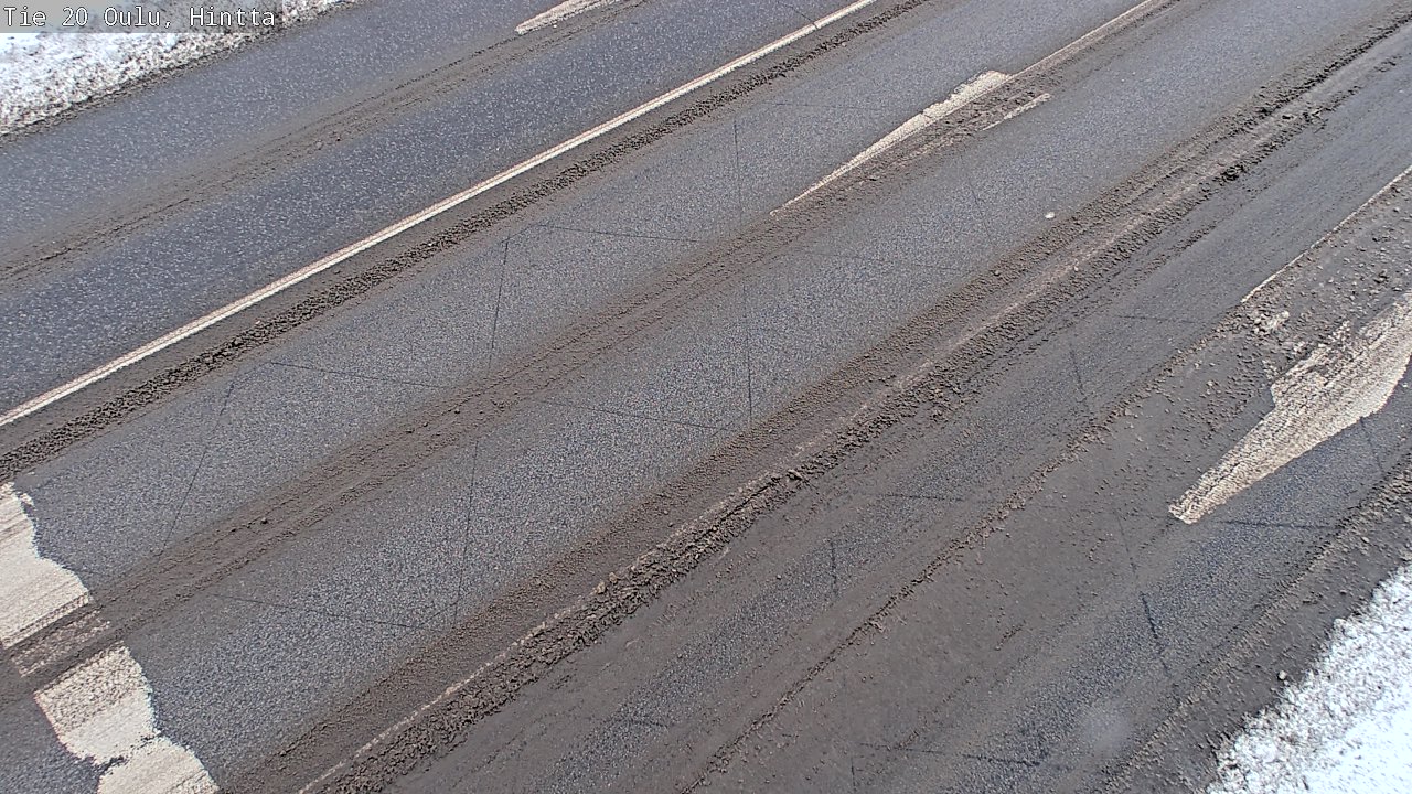 Weather Camera Image Väg 20 Uleåborg, Hintta, Oulu, Pohjois-Pohjanmaa