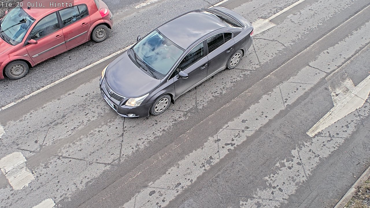 Weather Camera Image Väg 20 Uleåborg, Hintta, Oulu, Pohjois-Pohjanmaa