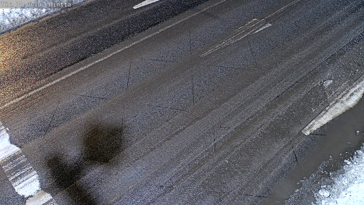 Weather Camera Image Väg 20 Uleåborg, Hintta, Oulu, Pohjois-Pohjanmaa