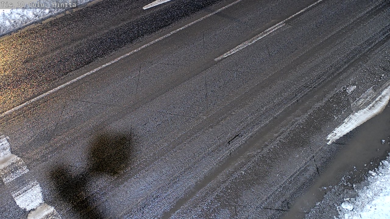 Weather Camera Image Väg 20 Uleåborg, Hintta, Oulu, Pohjois-Pohjanmaa