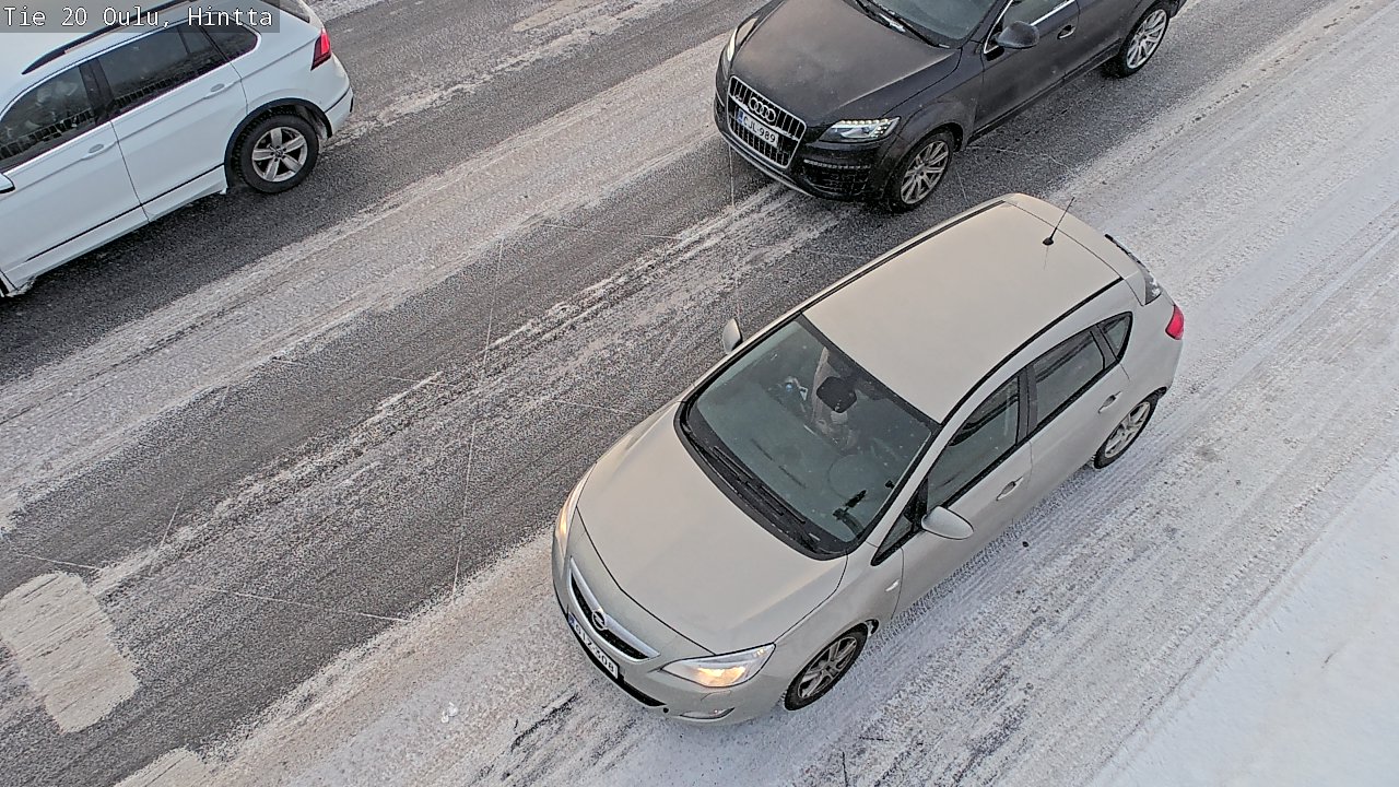 Weather Camera Image Road 20 Oulu, Hintta, Oulu, Pohjois-Pohjanmaa