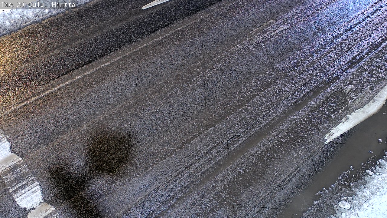 Weather Camera Image Väg 20 Uleåborg, Hintta, Oulu, Pohjois-Pohjanmaa