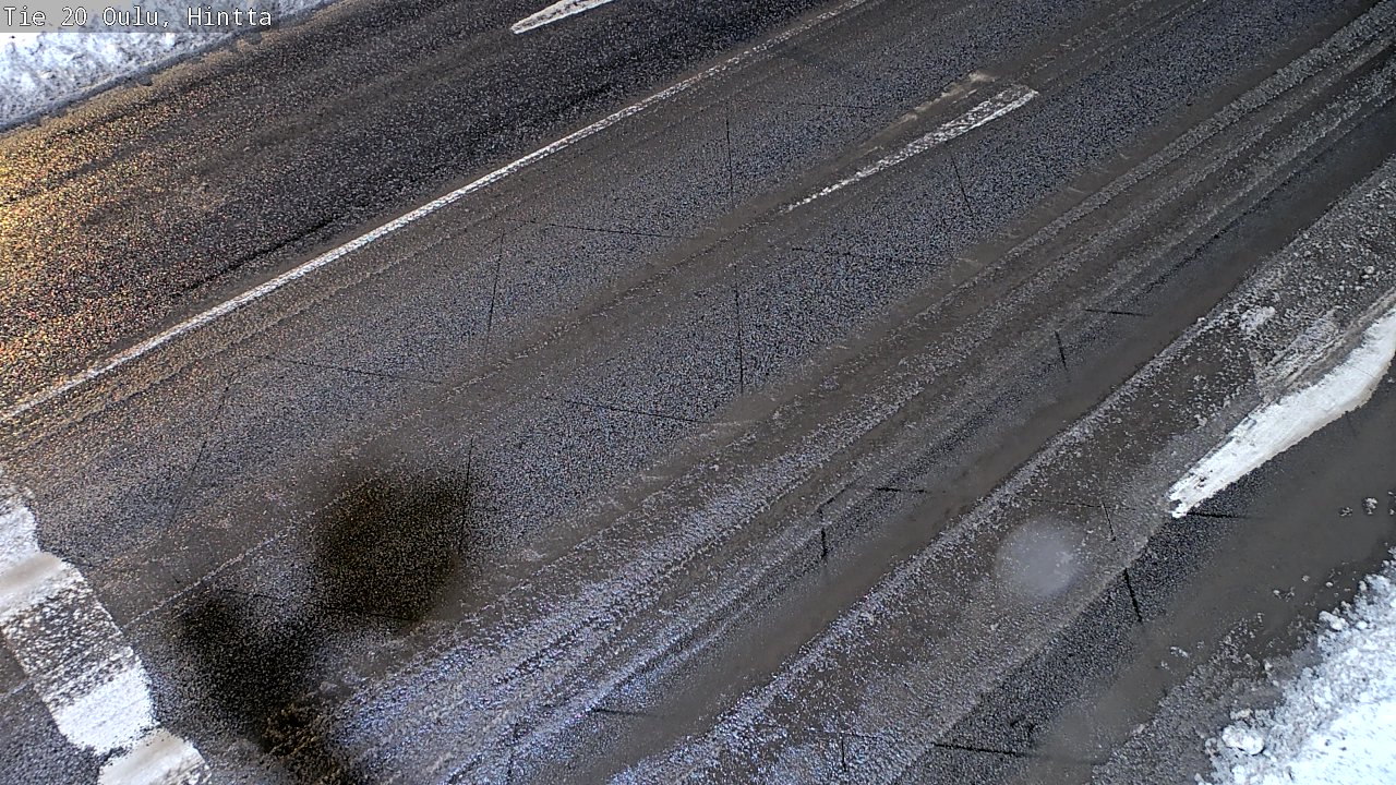 Weather Camera Image Väg 20 Uleåborg, Hintta, Oulu, Pohjois-Pohjanmaa