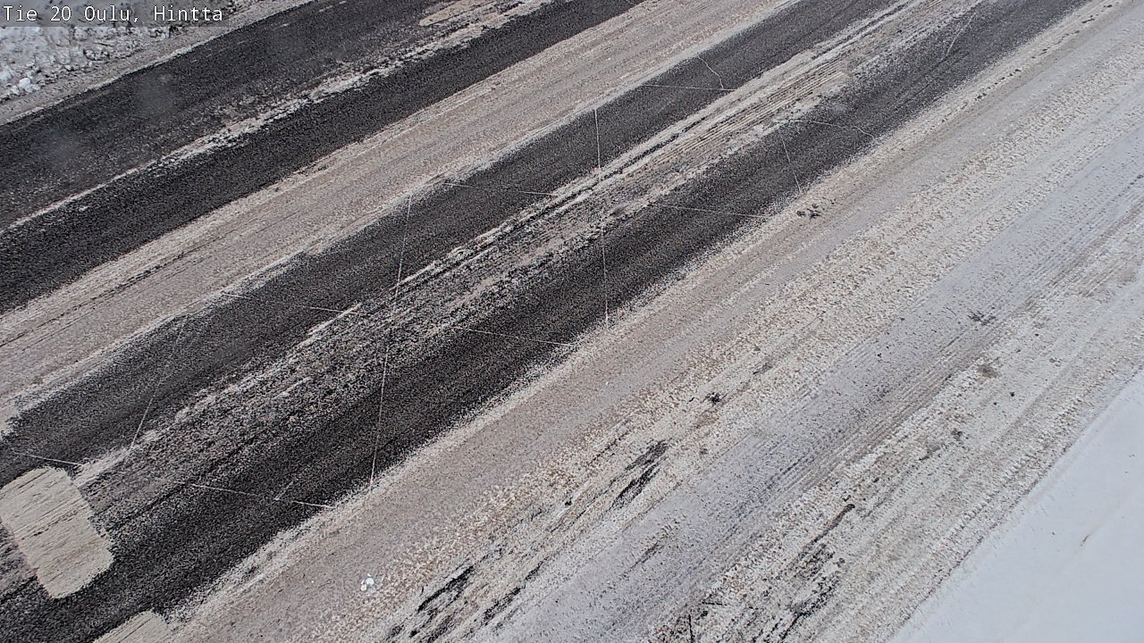 Weather Camera Image Road 20 Oulu, Hintta, Oulu, Pohjois-Pohjanmaa