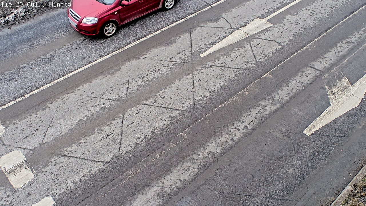 Weather Camera Image Väg 20 Uleåborg, Hintta, Oulu, Pohjois-Pohjanmaa