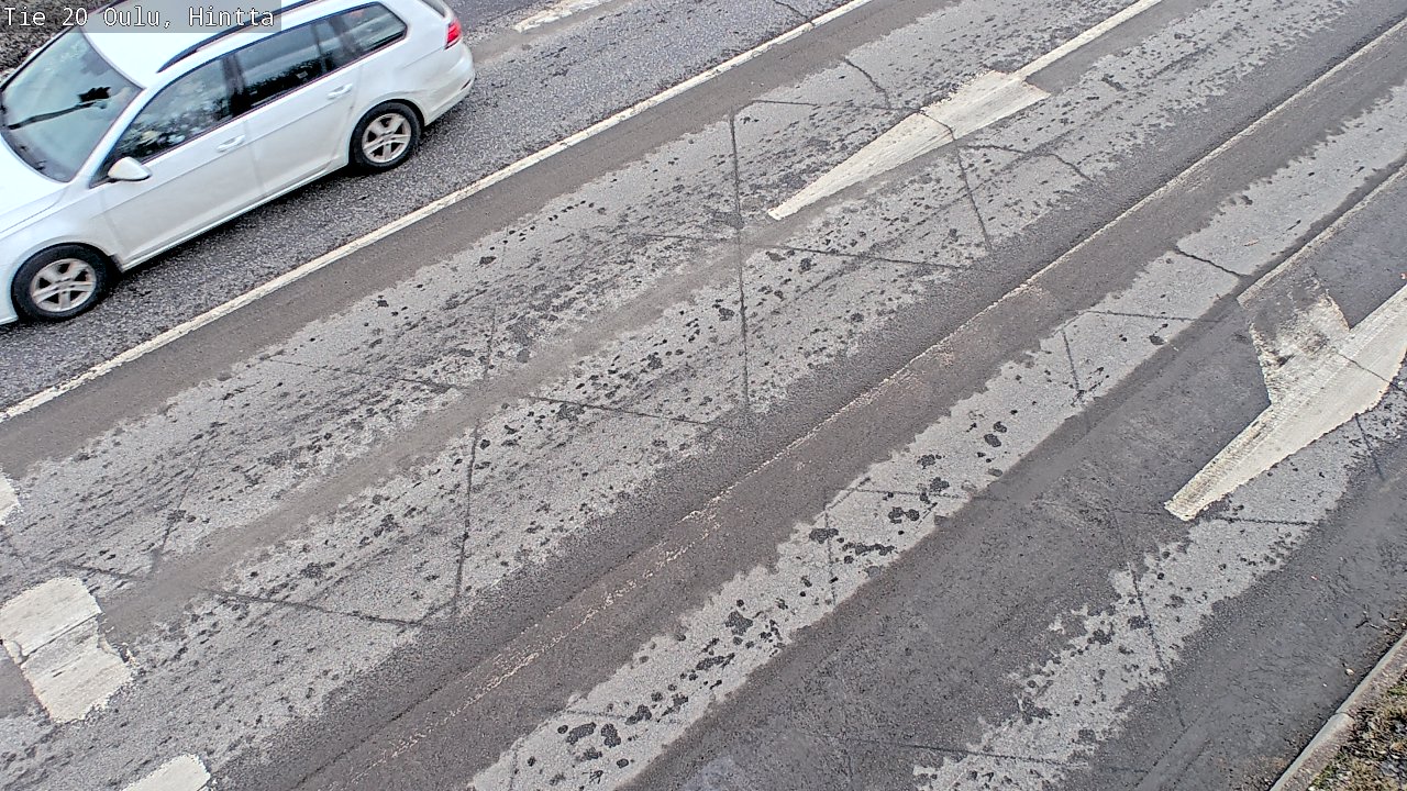 Weather Camera Image Väg 20 Uleåborg, Hintta, Oulu, Pohjois-Pohjanmaa