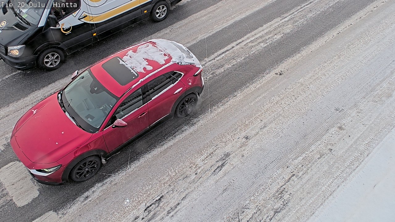 Weather Camera Image Road 20 Oulu, Hintta, Oulu, Pohjois-Pohjanmaa