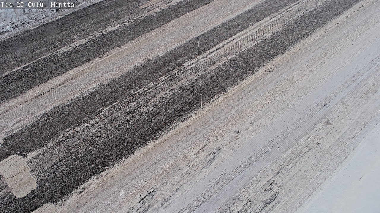 Weather Camera Image Road 20 Oulu, Hintta, Oulu, Pohjois-Pohjanmaa