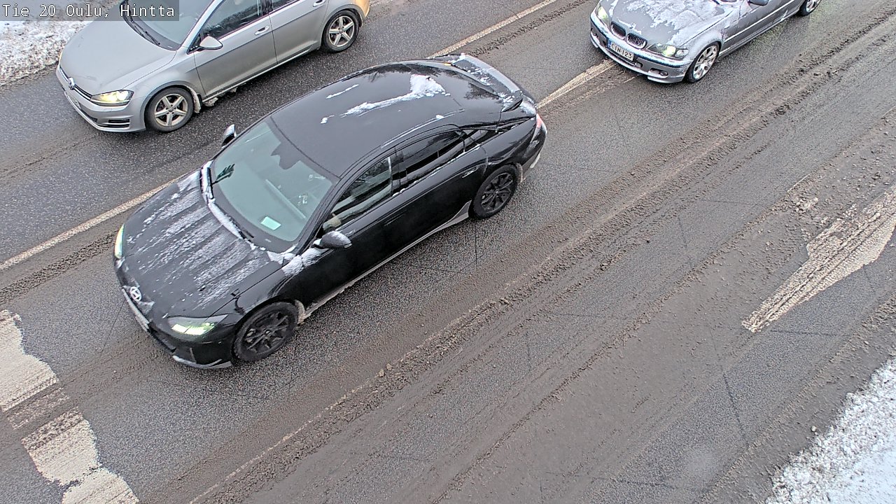 Weather Camera Image Väg 20 Uleåborg, Hintta, Oulu, Pohjois-Pohjanmaa