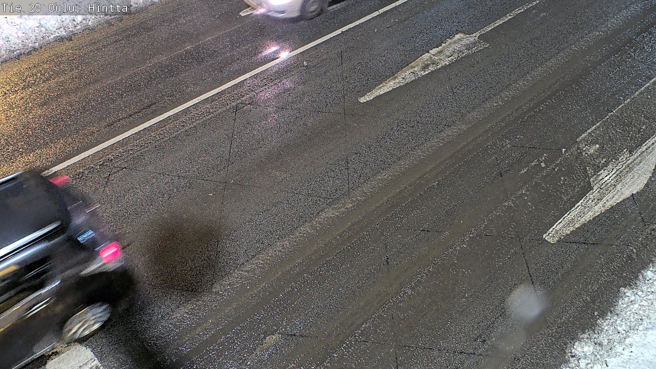 Weather Camera Image Väg 20 Uleåborg, Hintta, Oulu, Pohjois-Pohjanmaa