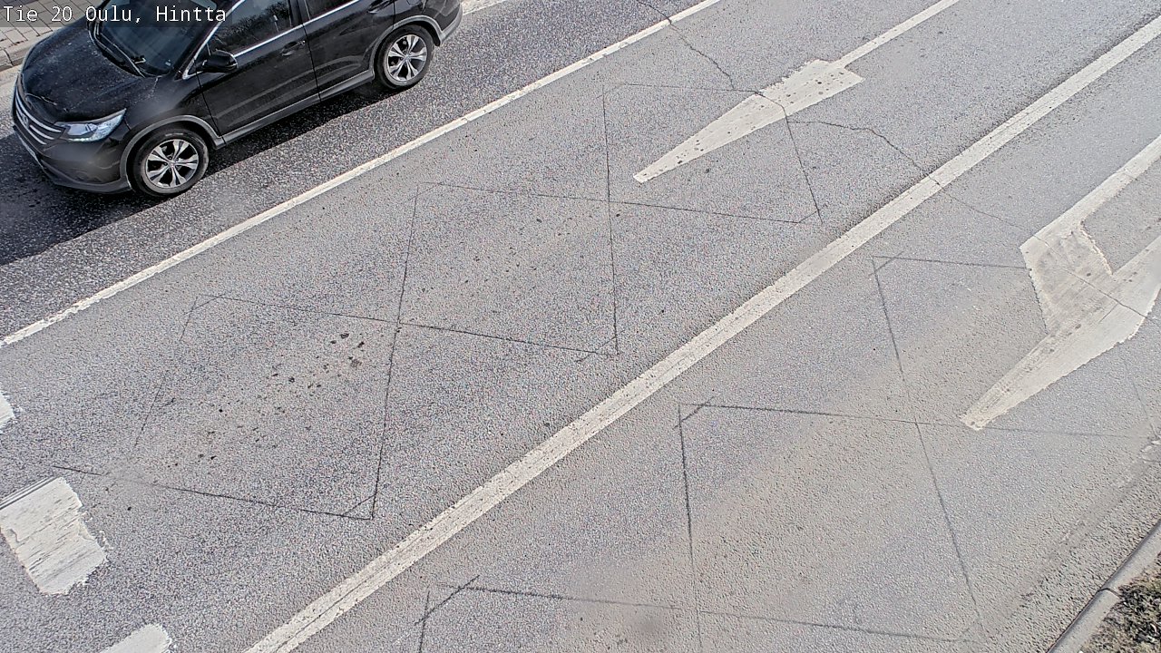 Weather Camera Image Road 20 Oulu, Hintta, Oulu, Pohjois-Pohjanmaa