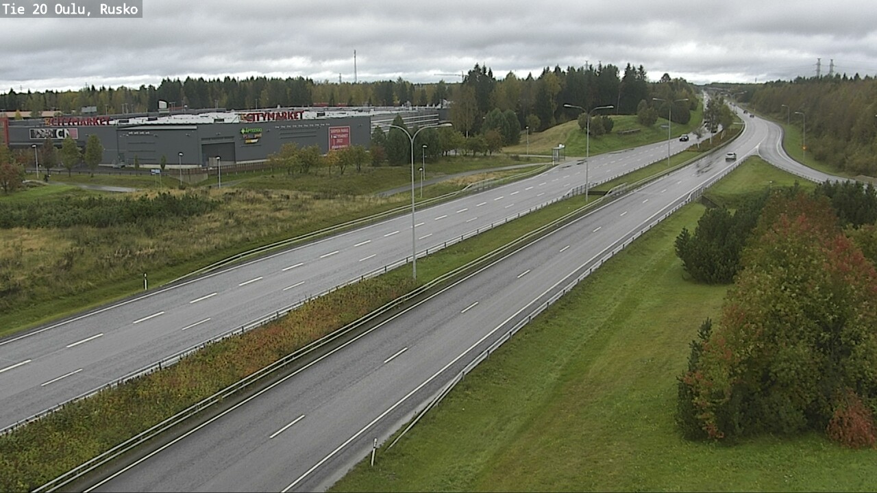 Weather Camera Image Väg 20 Uleåborg, Rusko, Oulu, Pohjois-Pohjanmaa