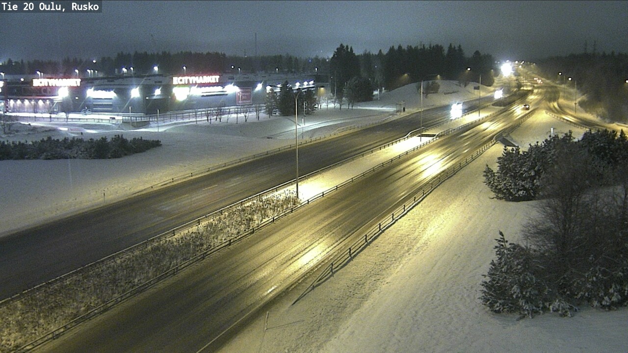 Weather Camera Image Road 20 Oulu, Rusko, Oulu, Pohjois-Pohjanmaa