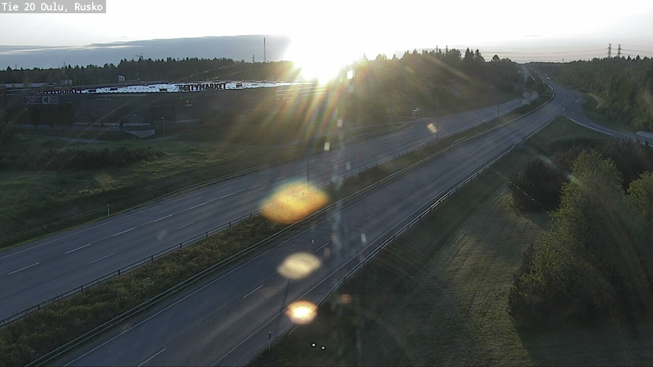 Weather Camera Image Road 20 Oulu, Rusko, Oulu, Pohjois-Pohjanmaa