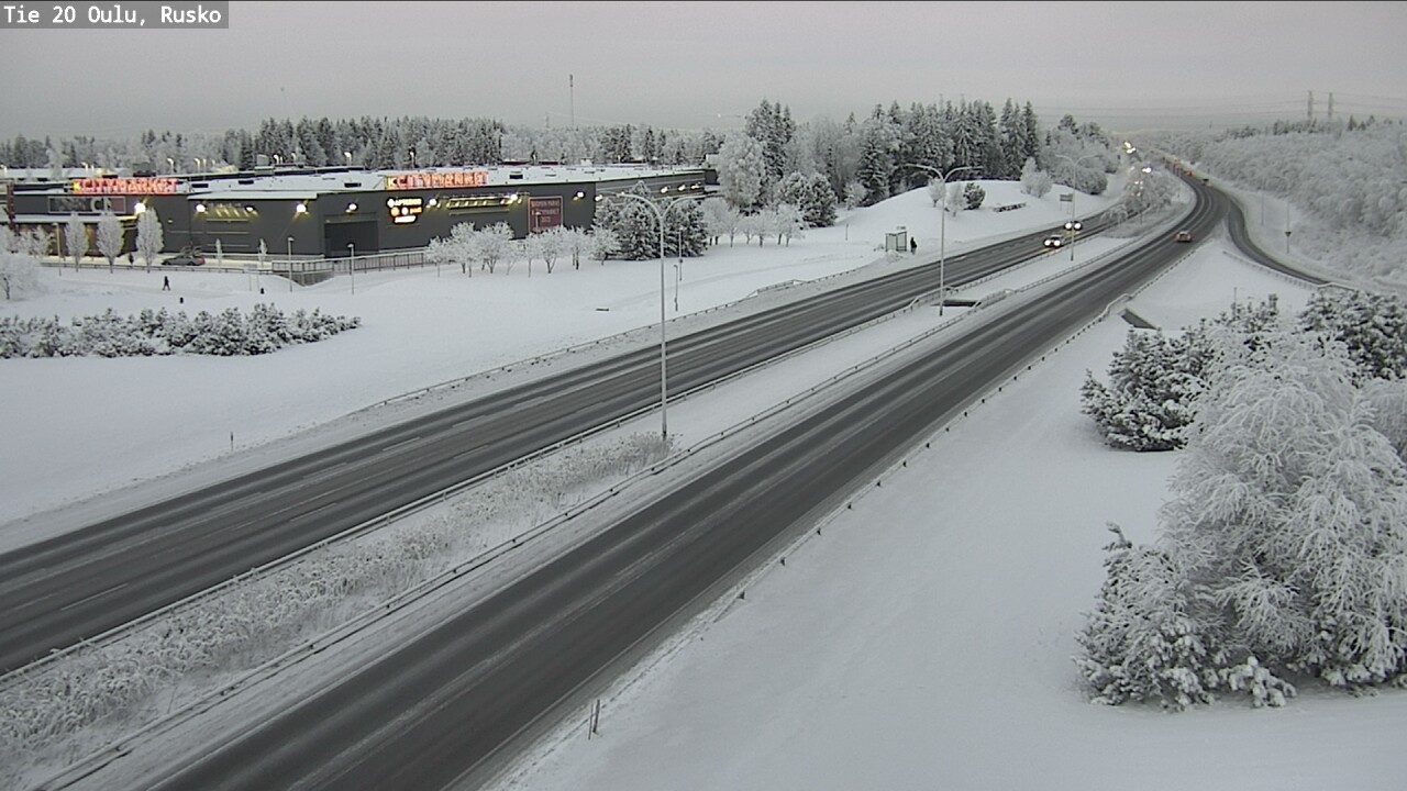 Weather Camera Image Road 20 Oulu, Rusko, Oulu, Pohjois-Pohjanmaa