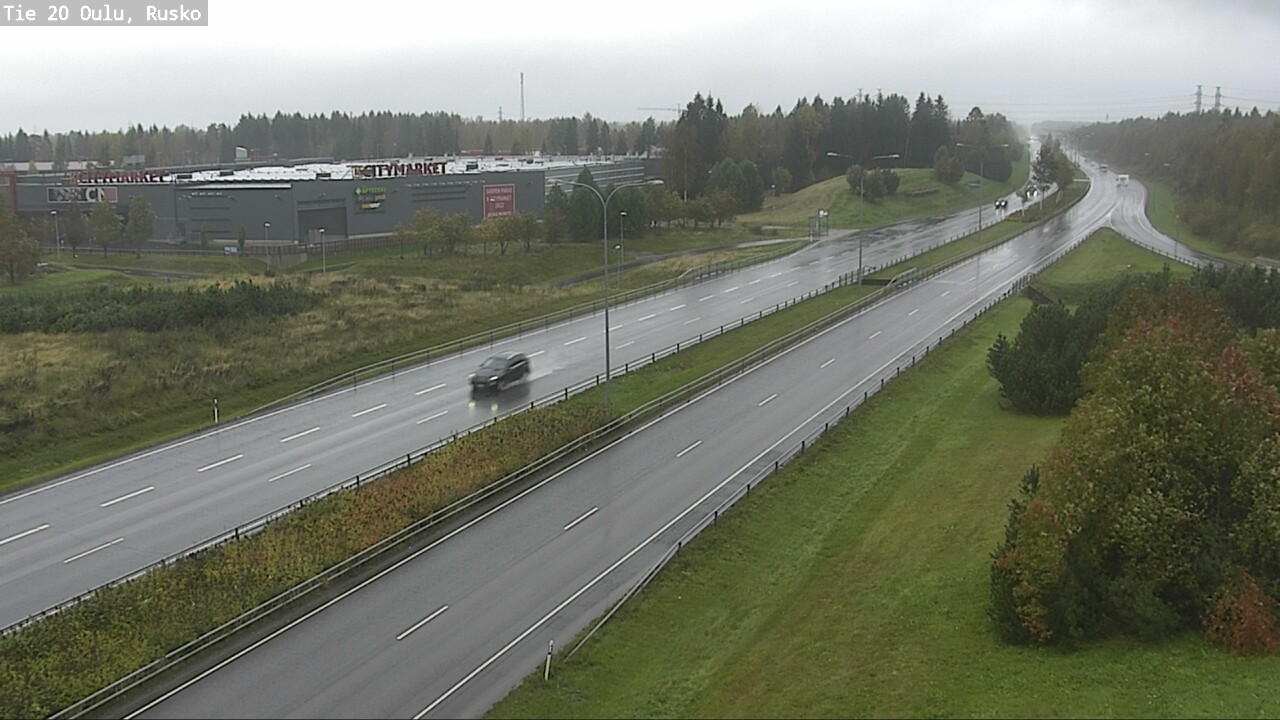 Weather Camera Image Väg 20 Uleåborg, Rusko, Oulu, Pohjois-Pohjanmaa