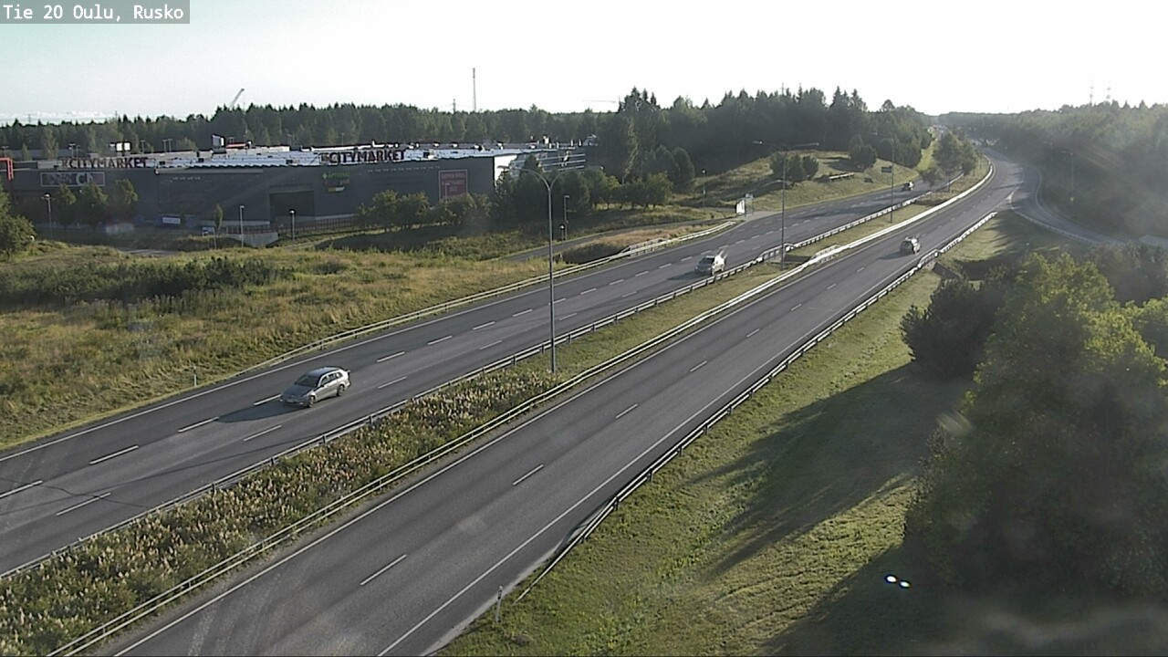 Weather Camera Image Road 20 Oulu, Rusko, Oulu, Pohjois-Pohjanmaa
