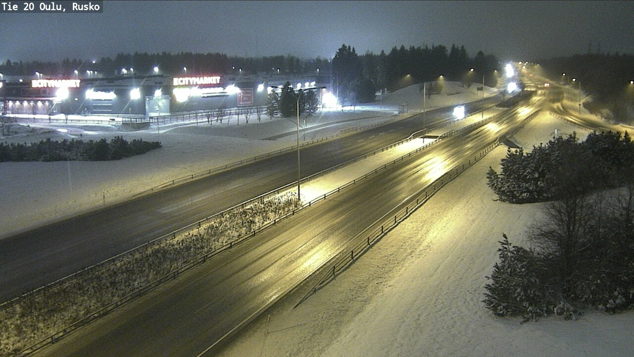 Weather Camera Image Road 20 Oulu, Rusko, Oulu, Pohjois-Pohjanmaa