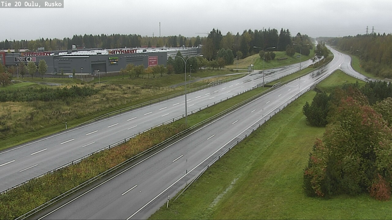 Weather Camera Image Väg 20 Uleåborg, Rusko, Oulu, Pohjois-Pohjanmaa